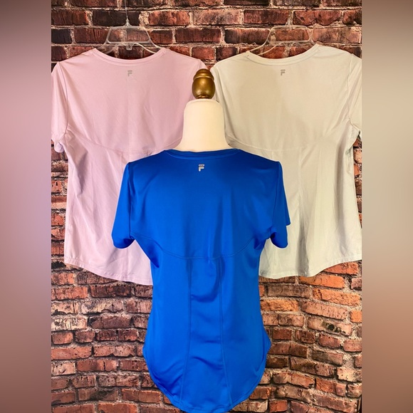Women's Fila Active Breathable Workout Tops/ Swim Tops (set of 3) - Picture 2 of 4